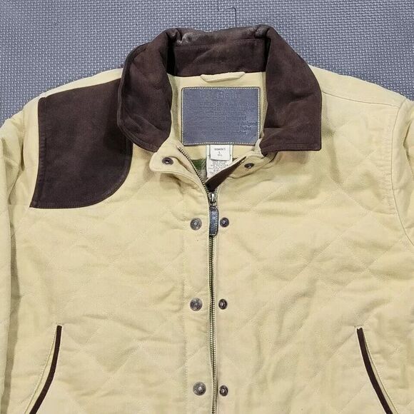 L.L. Bean Cream and Brown Utility Jacket - Picture 5 of 9
